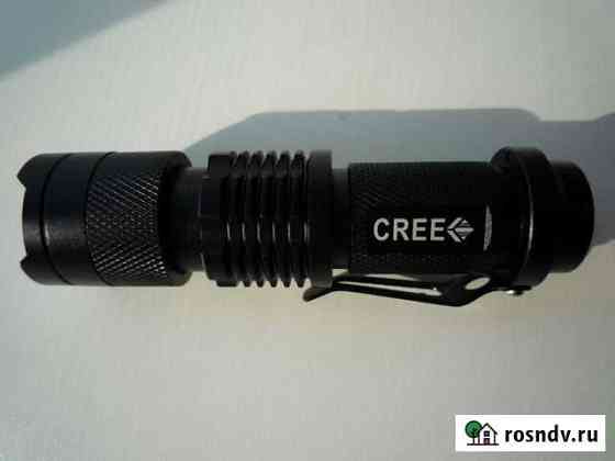 Карманный cree фонарь на AA батарейке Челябинск
