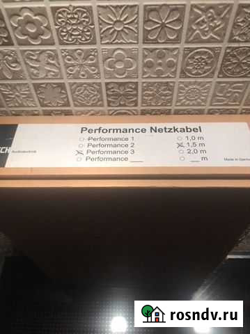 Силовой кабель Fisch Perfomance 3 Санкт-Петербург - изображение 1