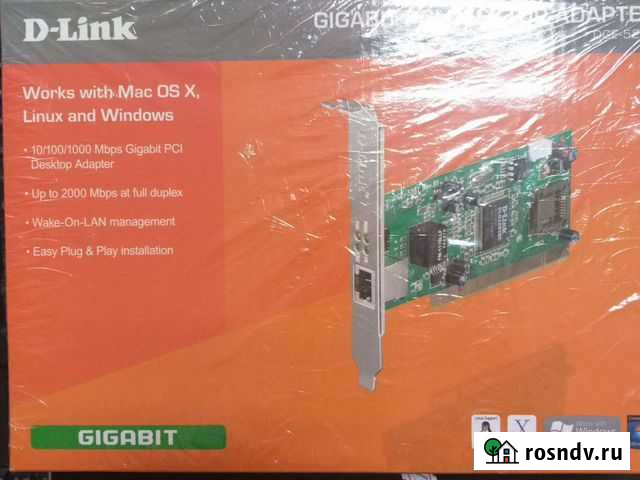 Сетевая карта 1000Mbit PCI новая Белгород - изображение 1