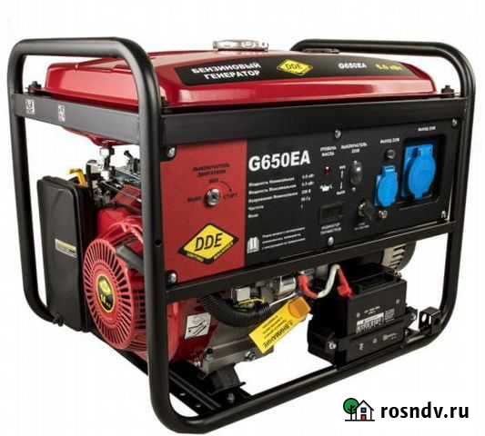 Генератор бензиновый DDE G650EA Санкт-Петербург - изображение 1