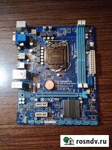 Gigabyte GA-B75M-D2V LGA1155 Красноуральск - изображение 1