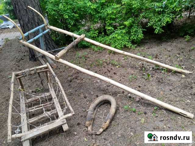 Соха,хомут,санки Винтаж Раменское - изображение 1