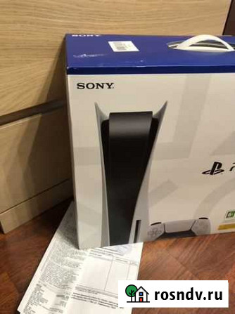 Sony playstation 5 новая с дисководом Уфа - изображение 1