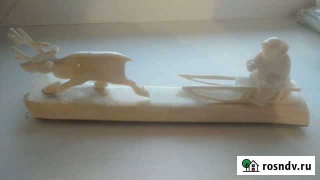 Изделие из кости Оленья упряжка Хабаровск - изображение 1