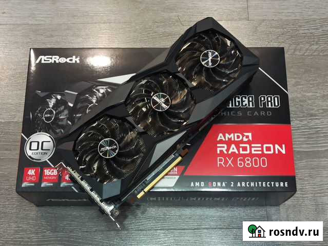 Видеокарты ASrock + Yeston RX6800 Санкт-Петербург - изображение 1