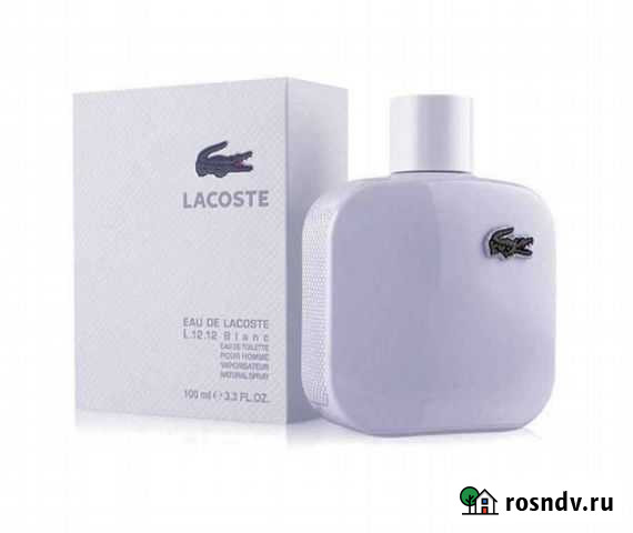 Lacoste eau de lacoste L.12.12 Blanc 100ml Хабаровск - изображение 1