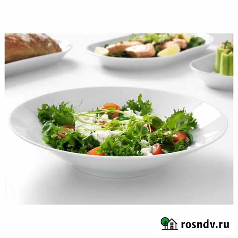 Большая сервировочная миска IKEA 28см Феодосия - изображение 1