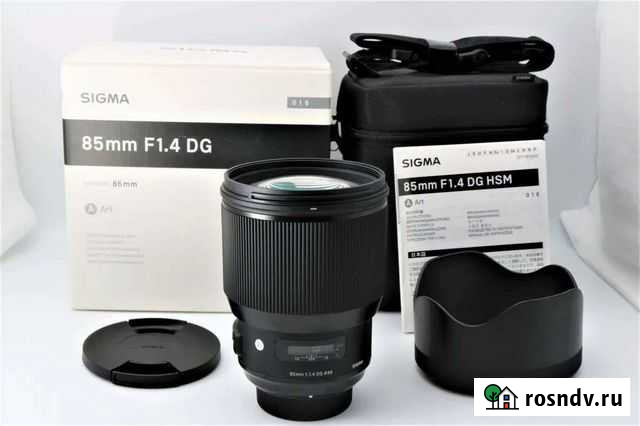 Объектив Sigma 85mm f1.4 Art Canon Нижнекамск - изображение 1