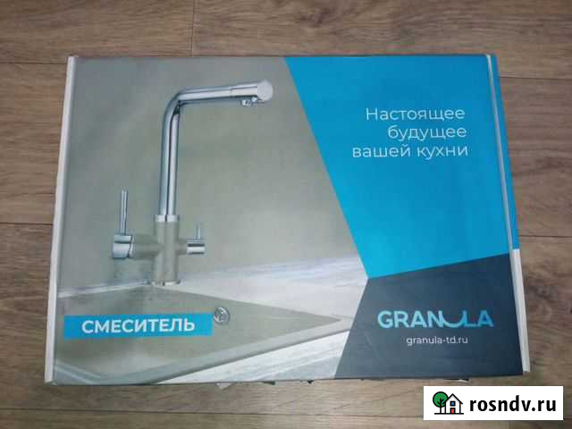 Смеситель для кухни Granula белый, новый Самара - изображение 1