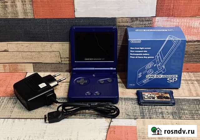 Game Boy Advance SP Blue (XQ81317949) Москва - изображение 1