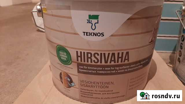 Воск для дерева teknos hirsivaha Альметьевск - изображение 1