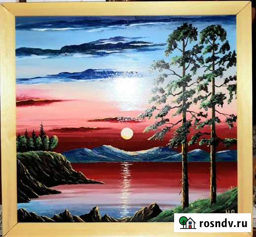 Картина маслом Мурманск - изображение 1