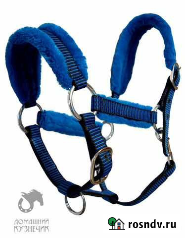 Недоуздок с мехом для лошади Санкт-Петербург - изображение 1