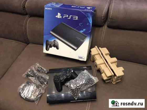 Продам ps3 super slim 500 гб 43 игры Мысхако