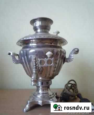 Самовар электрический. Винтаж. Штамп Серп и Молот Москва - изображение 1