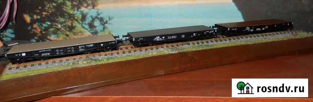 Жд платформа 4-х осная, HO Новосибирск - изображение 1