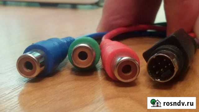Переходник S-Video (7pin) - 3хrca (тюльпан) Смоленск - изображение 1