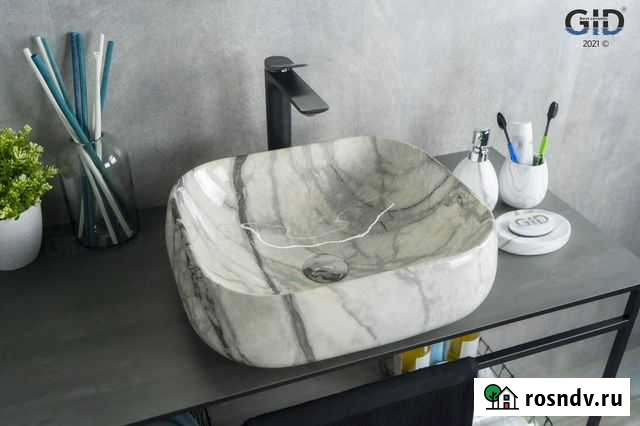 Раковина накладная под камень Gid (italy) mnc189 Ростов-на-Дону - изображение 1