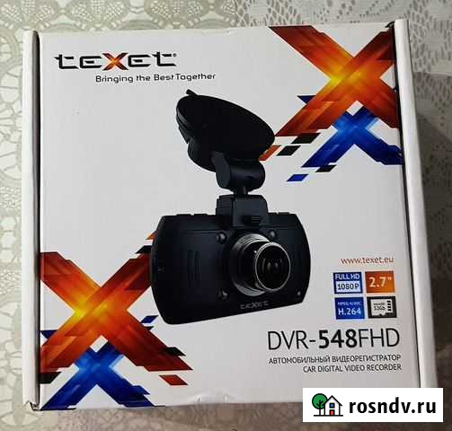 Автомобильный видеорегистратор texet DVR-548FHD Калуга - изображение 1