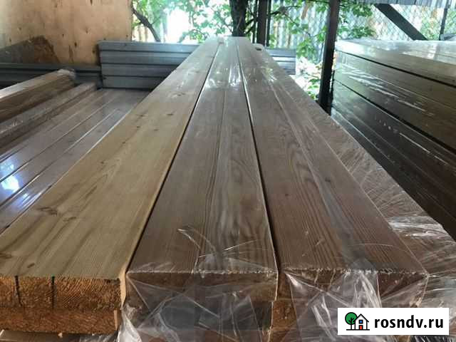 Доска палубная лиственница 28х115х4м Москва - изображение 1