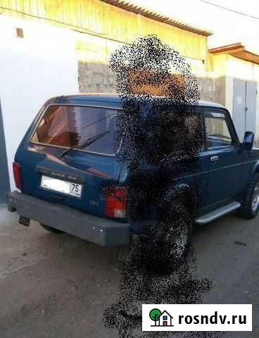 Бампер силовой на Ниву, комплект Чита - изображение 1