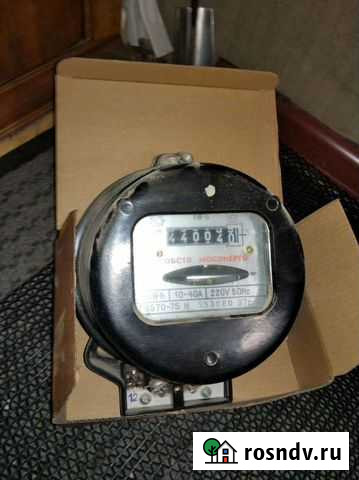 Счетчик электрический 220В Москва - изображение 1