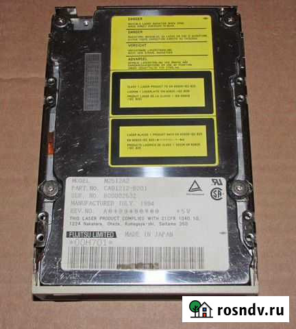 Магнитооптический привод Fujitsu M2512 A2 scsi Санкт-Петербург - изображение 1