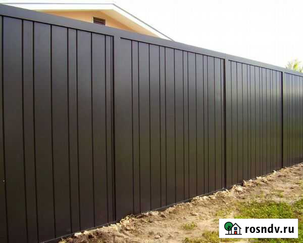 Забор из профнастила Краснодар - изображение 1