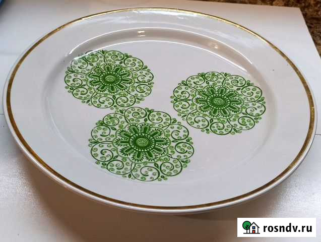 Блюдо диаметр 35 см отличное состояние Приозерск - изображение 1