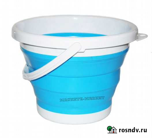 Ведро складное силиконовое 5л Краснодар - изображение 1