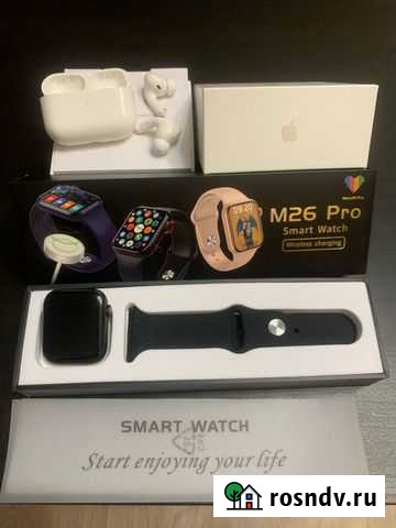 AirPods Pro + Умные часы M26 pro. Успейте Череповец - изображение 1