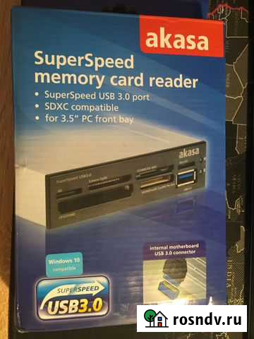 Картридер Akasa iCR-14 Воронеж - изображение 1