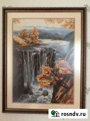 Картина вышитая крестиком Краснодар - изображение 1