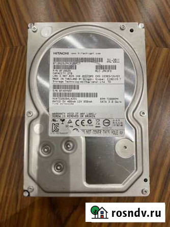 Жесткий диск Hitachi 2Tb SATA 3.5 Красногорск - изображение 1