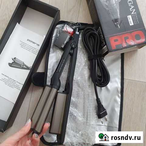 Щипцы тройные Polaris Argan Therapy PRO (новая) Омск - изображение 1