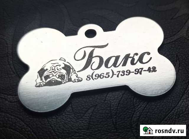 Адресник(жетон) для домашних питомцев Череповец - изображение 1