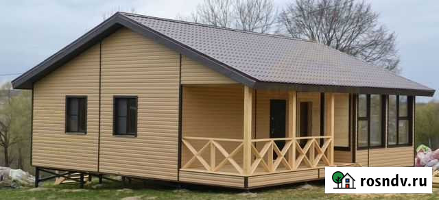 Дом 8*10 зима Новосибирск - изображение 1