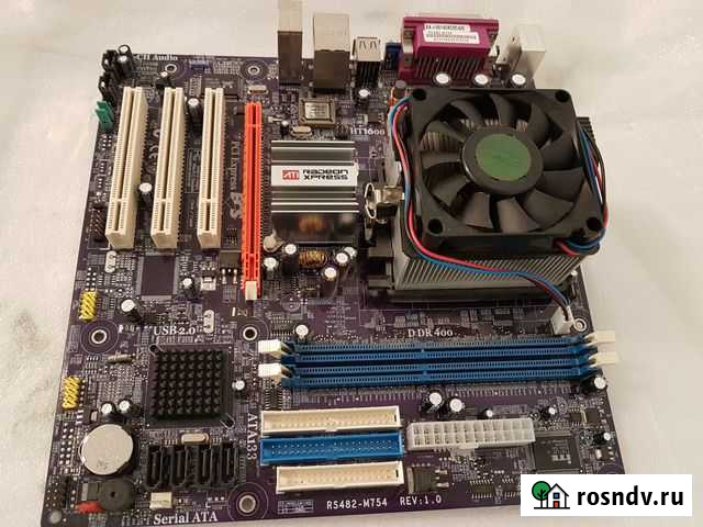 ECS RS482 + AMD 2.6GHz+1Гб Люберцы - изображение 1