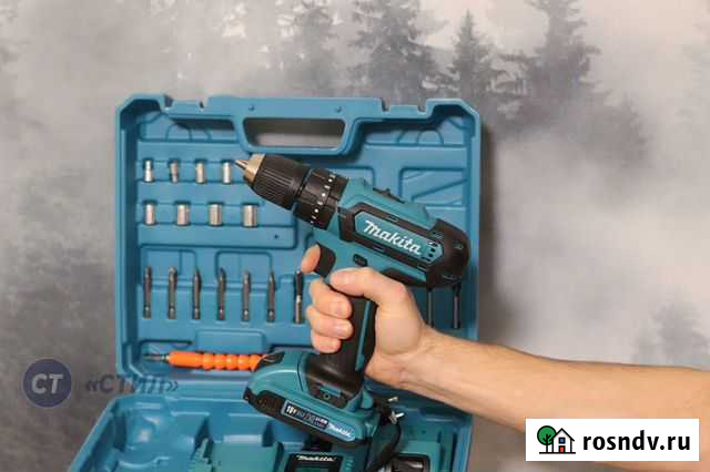 Шуруповерт Makita 18V ударный с набором (Новый) Нижний Новгород - изображение 1