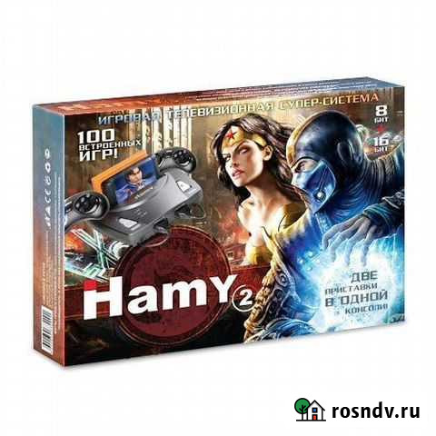 Sega - Dendy Hamy 2 (100-in-1) Иркутск - изображение 1