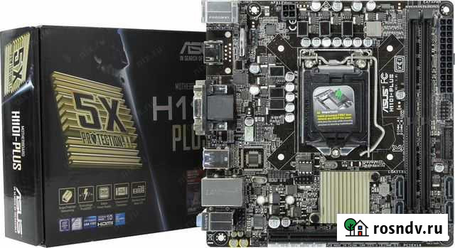 Материнская плата Asus H110I-plus Люберцы - изображение 1
