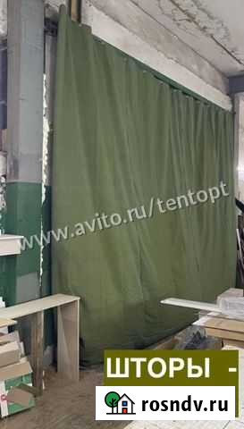 Штора в гараж Брезент Полог на ворота Иркутск - изображение 1