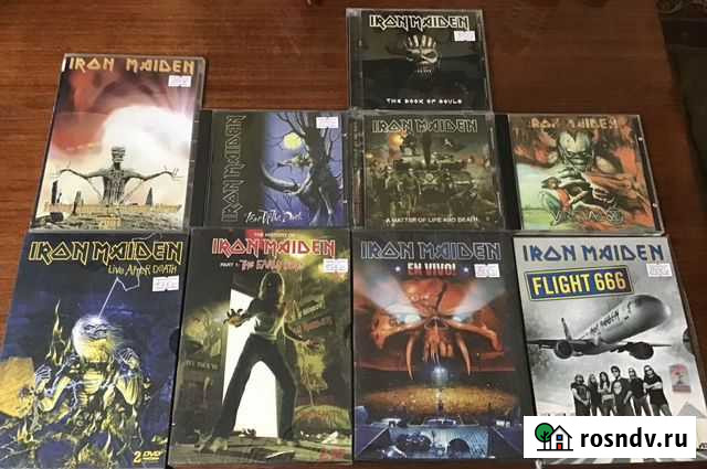 Iron Maiden (cd,dvd) Ангарск - изображение 1