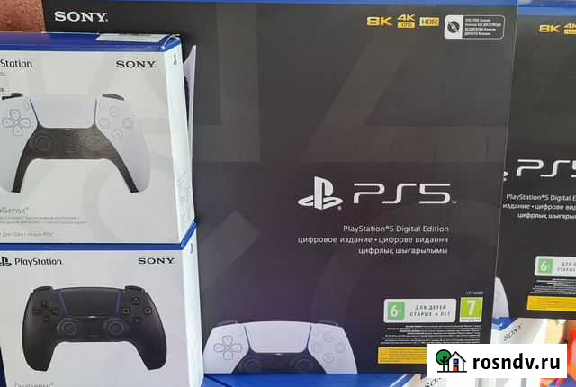 Sony ps 5 без дисковода +доп джойстик,обмен,новая Нижний Новгород - изображение 1