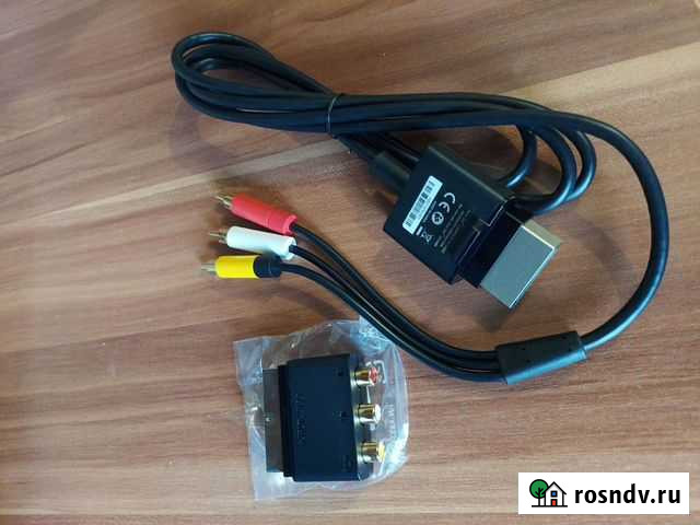 Xbox 360 кабель analog - scart Усть-Лабинск - изображение 1