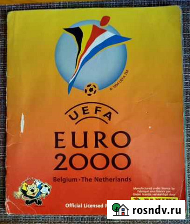 Журнал для наклеек Euro 2000 Panini Ковров - изображение 1