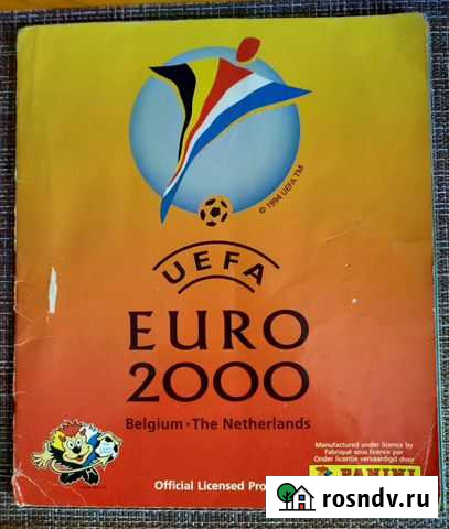 Журнал для наклеек Euro 2000 Panini Ковров - изображение 1