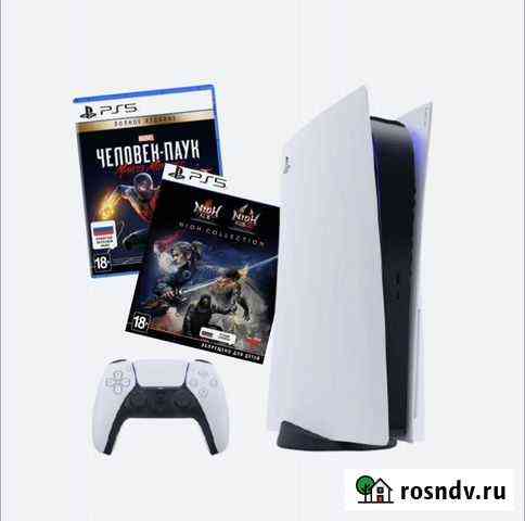 Sony Playstation 5 + две игры Новосибирск