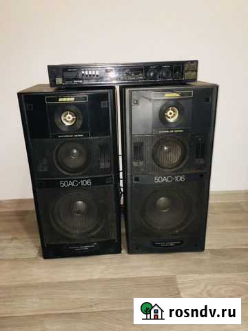 Усилитель мощности Вега с колонками Благовещенск - изображение 1