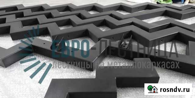 Лестница каркас черный матовый Сочи - изображение 1